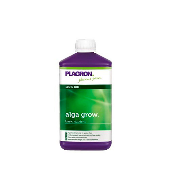 Botella de 100 ml de Alga Grow de Plagron para cultivo
