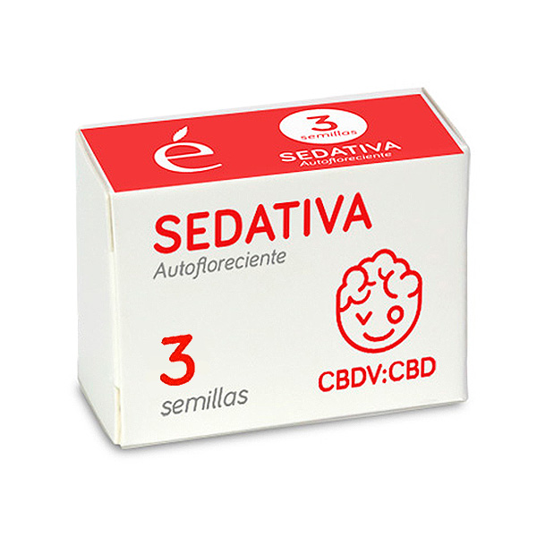 tres semillas feminizadas Auto Sedativa CBDV Elite Seeds para cultivo