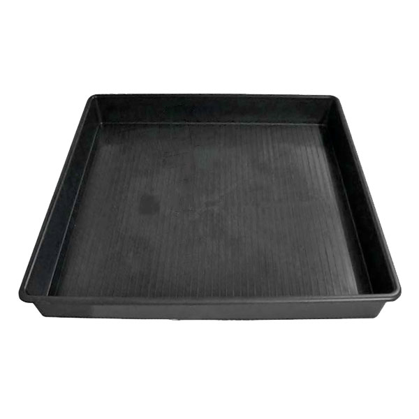 Bandeja cuadrada de 120 por 120 centímetros para cultivo y jardinería