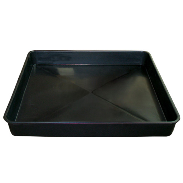 Bandeja cuadrada de 60x60x7.5 cm para cultivo y jardinería