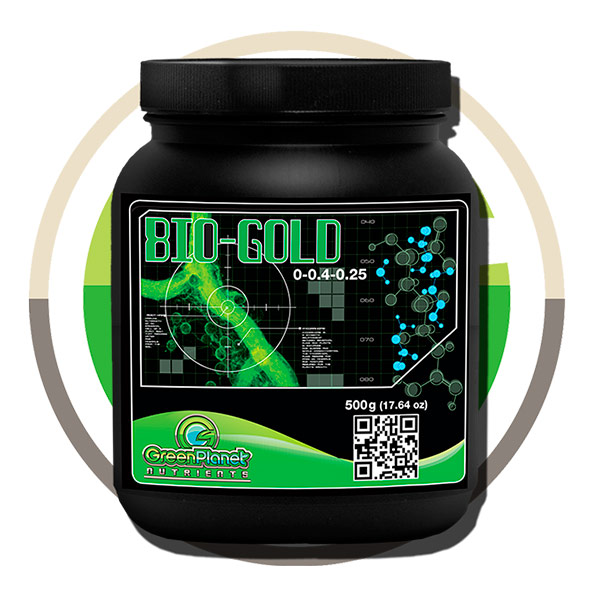 Paquete de Bio-Gold 130 gramos de Green Planet Nutrients para cultivo