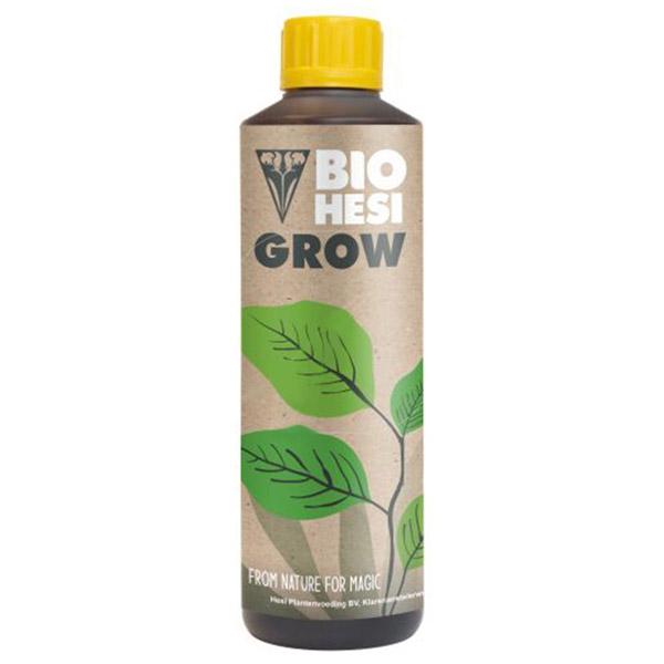 Botella de 1 litro de fertilizante Bio-Grow de Hesi para cultivo