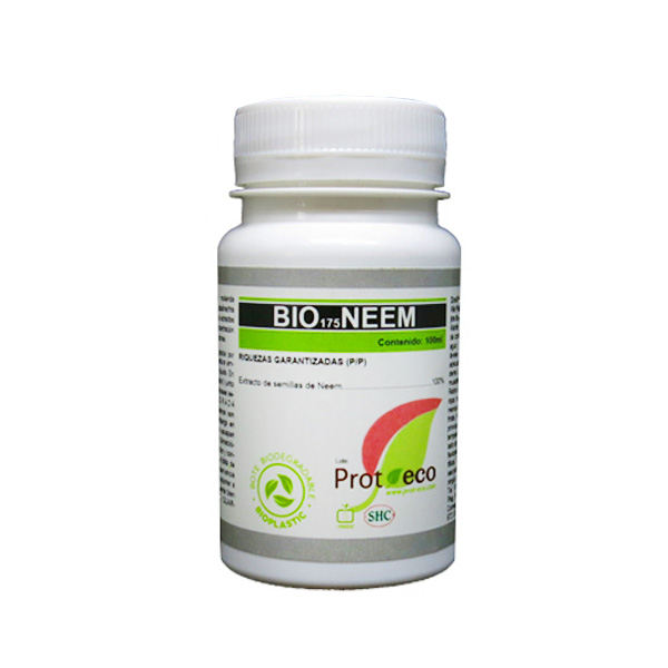 Botella de Bio Neem 100 ml protector ecológico para plantas