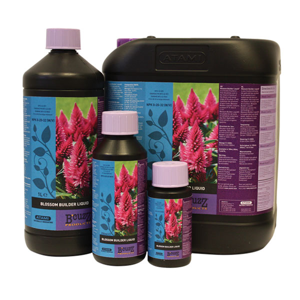 Botella de 5 litros de Blossom Builder líquido para cultivo Atami Bcuzz