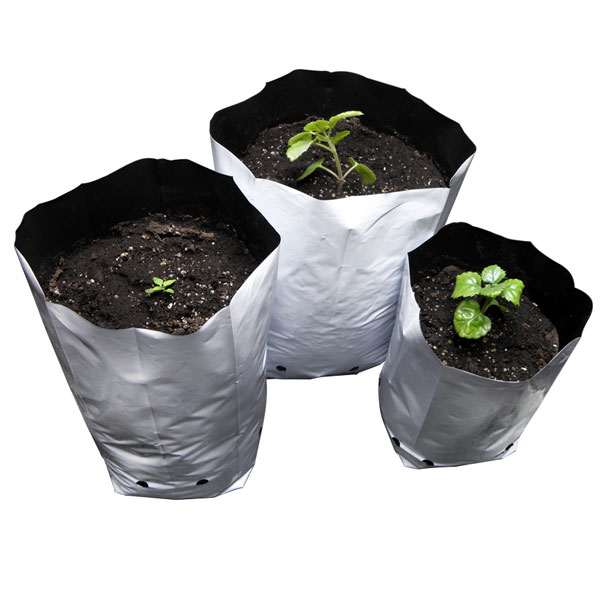 Bolsa de cultivo blanca de 30 litros para plantas
