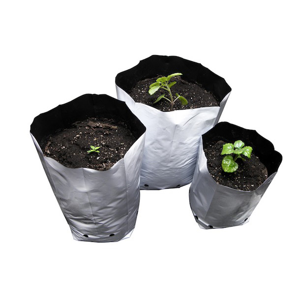 Bolsa Cultivo Blanca 4 lt. 1 gal. - 22 x 35 cm. 100 ud.