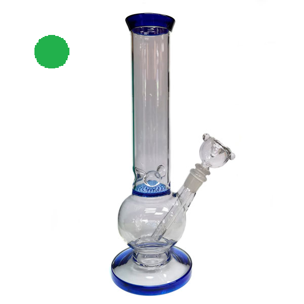 Bong de cristal con difusor y diseño ice de 30 cm en colores mixtos