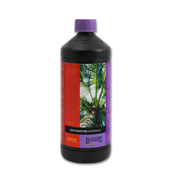 Botella de 1 litro de Booster Coco Uni para cultivo de plantas