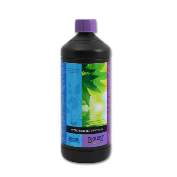 botella de 1 litro de Booster Hydro Uni para cultivo hidropónico Atami Bcuzz