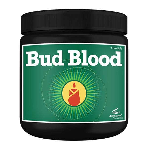 Polvo nutritivo Bud Blood en envase de 20 kg para cultivo avanzado