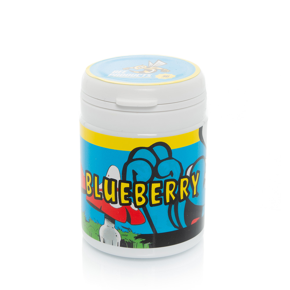 Envase de 3 gramos de CBD Bee Blueberry, producto de bienestar