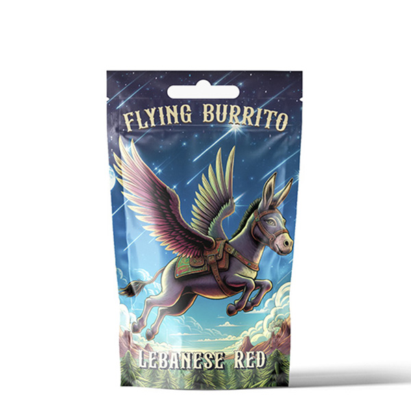 Hash CBD Flying Burrito Lebanese Red 1 gr, resina natural de cannabis