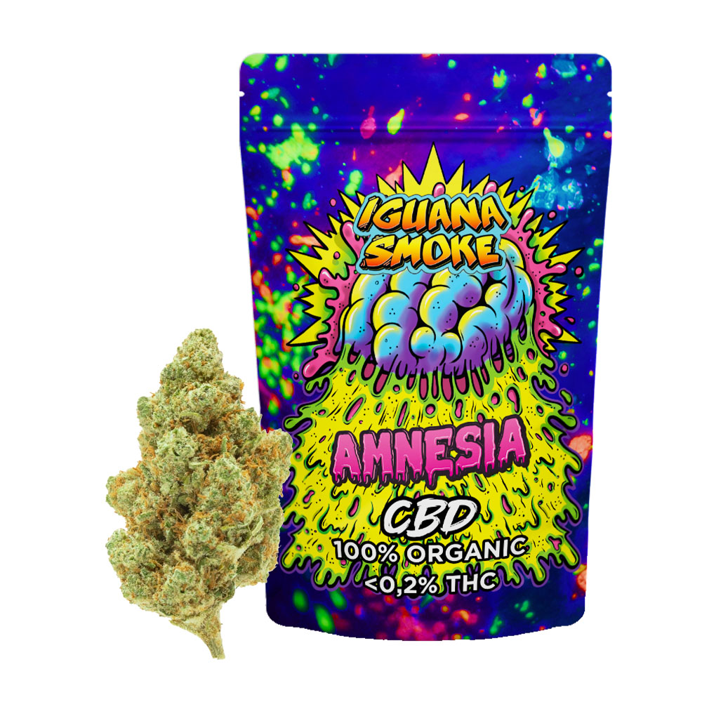Amnesia Flor de CBD Iguana Smoke