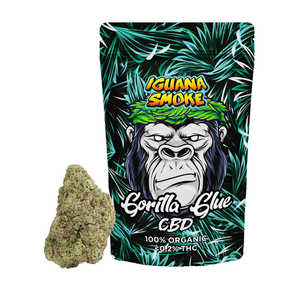 Flores CBD Gorilla Glue Iguana Smoke
