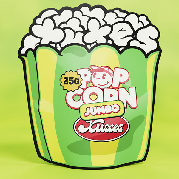 Xuxes Pop Corn Green Sour