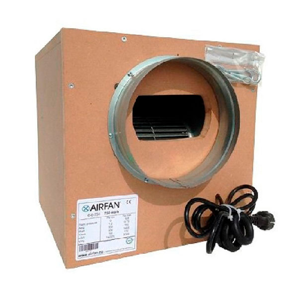 Caja AIRFAN ISO-Box para extracción de aire, modelo MDF 6.000 m3/h