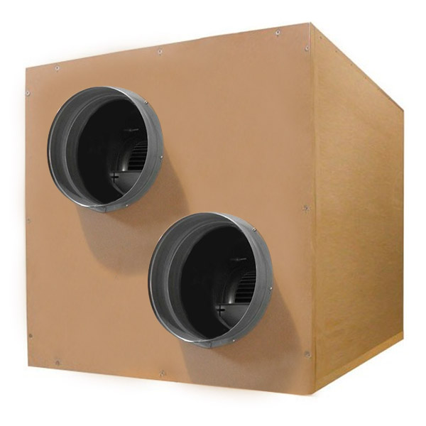 Caja AIRFAN - SOFT-Box MDF 3.250 m3/h - (2 x 254 in - 315 out)