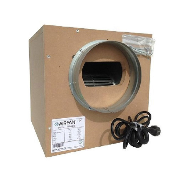 Caja AIRFAN Uni ISO-Box MDF para extracción de aire Airfan