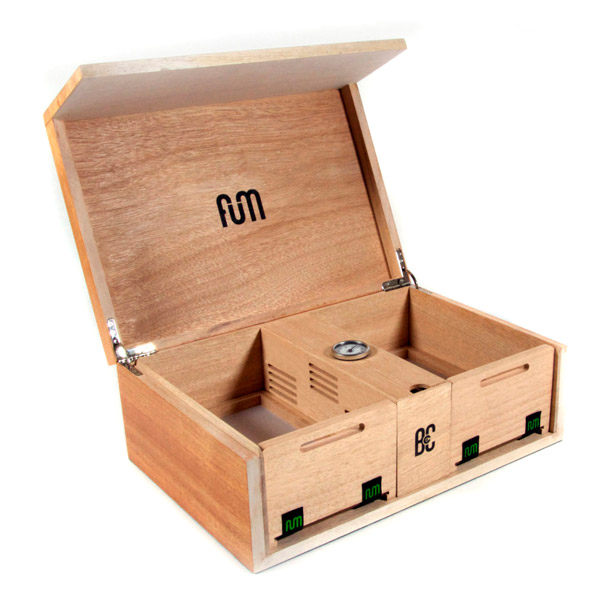 Caja de curación grande natural para almacenamiento de productos