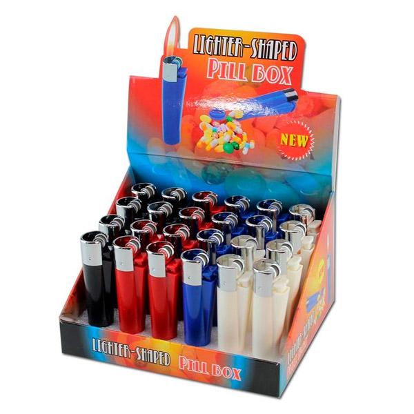 Mechero con diseño de camuflaje para ocultación y control de olores