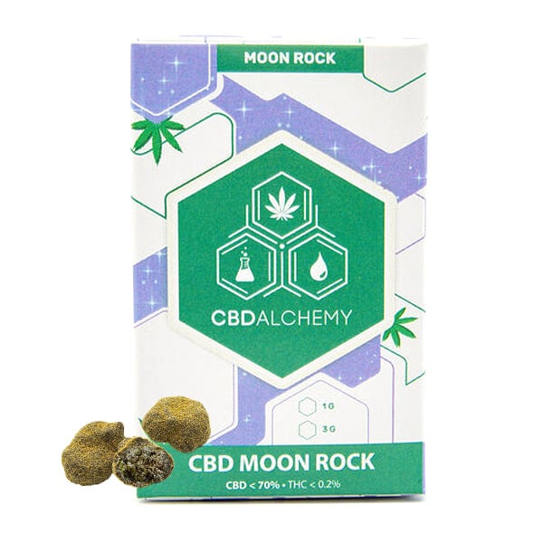 Moon Rock CBD producto para extracción y uso terapéutico