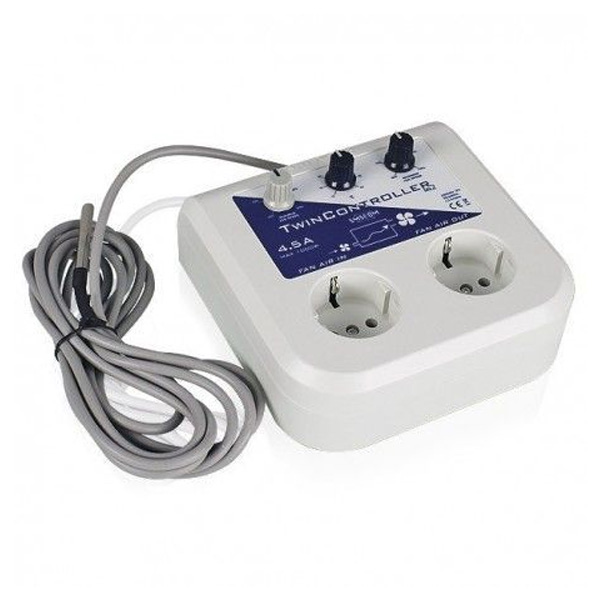 Controlador TWIN MK2 4.5 Amp para regulación de clima en cultivo