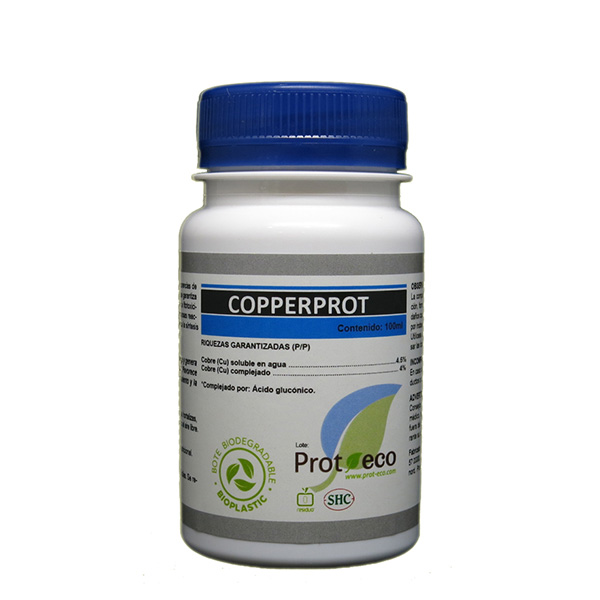 Envase de fertilizante Copperprot Prot Eco para cultivo