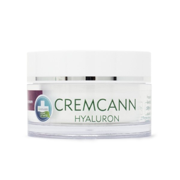 Frasco de Cremcann Hyaluron 50 ml de Annabis para cuidado facial