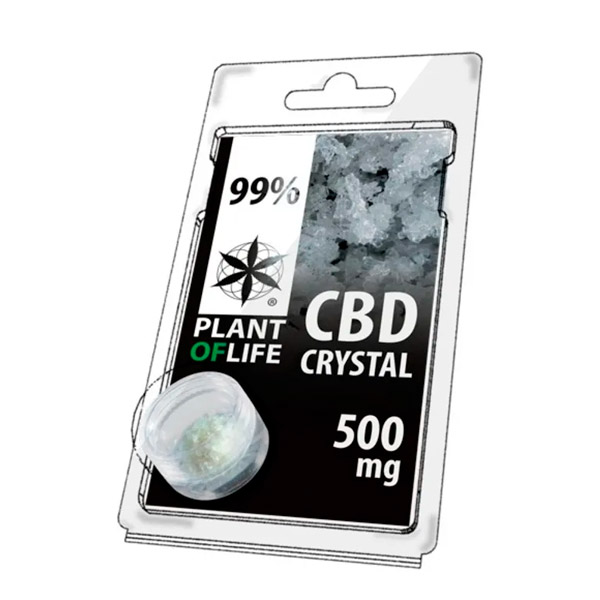 Polvo cristalino CBD 99% para extracción de Plant of Life