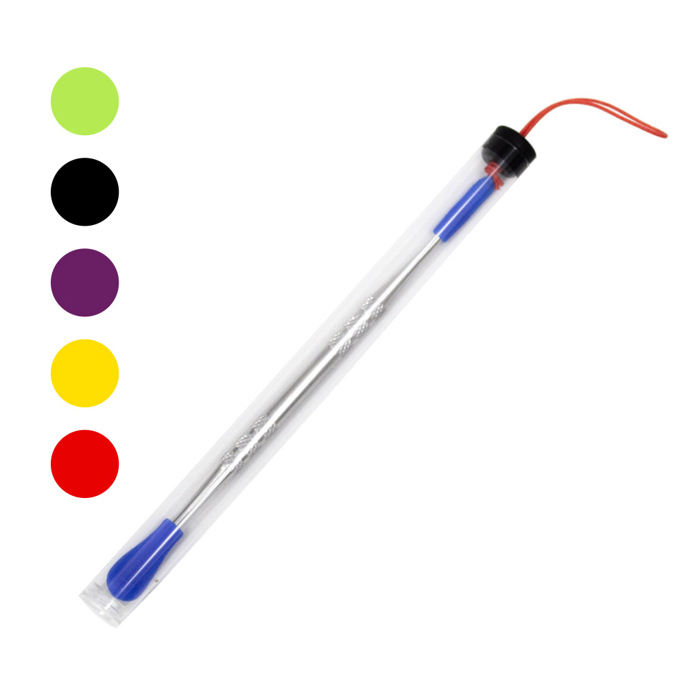 dabber de acero inoxidable para extracciones de resina con estuche de 12 cm