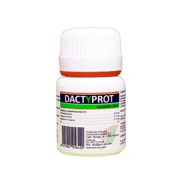 Botella de Dactyprot 30 ml producto ecológico para protección de plantas