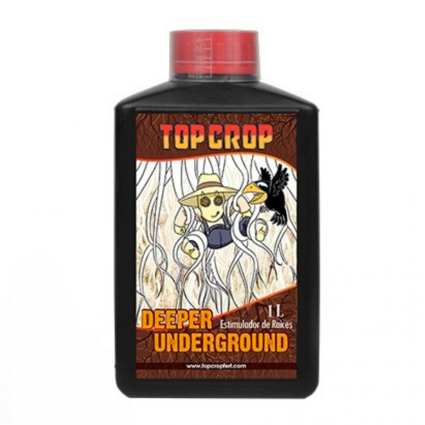 Botella de 1 litro de fertilizante Deeper Underground para cultivo