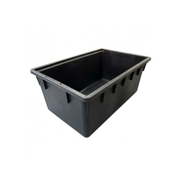 Depósito Rectangular 80 lt. 78 x 48 x 30 cm. Negro