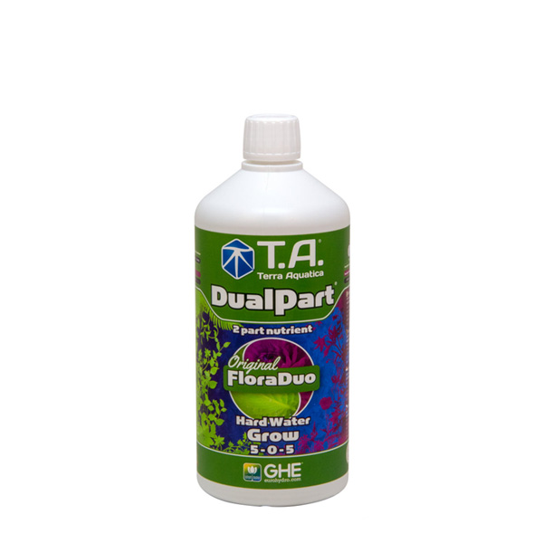 Botella de DualPart Grow Agua Dura 500ml para cultivo