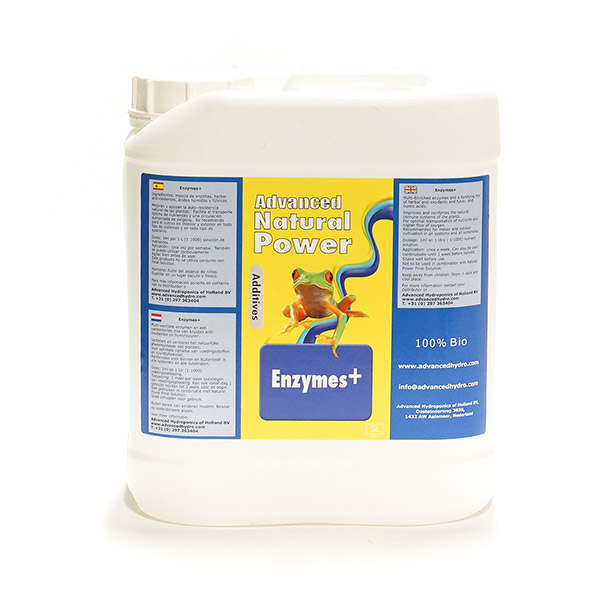 botella de 5 litros de enzimas para hidroponía Advanced Hydroponics