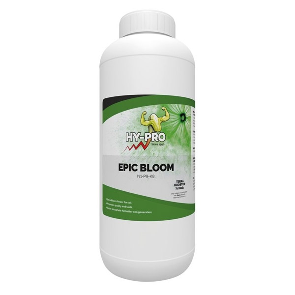 Botella de 1 litro de Epic Bloom fertilizante para cultivo