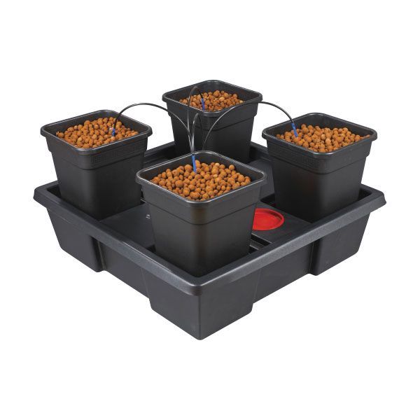 Equipo hidropónico Wilma V2 Large con 4 recipientes de 11 litros para cultivo