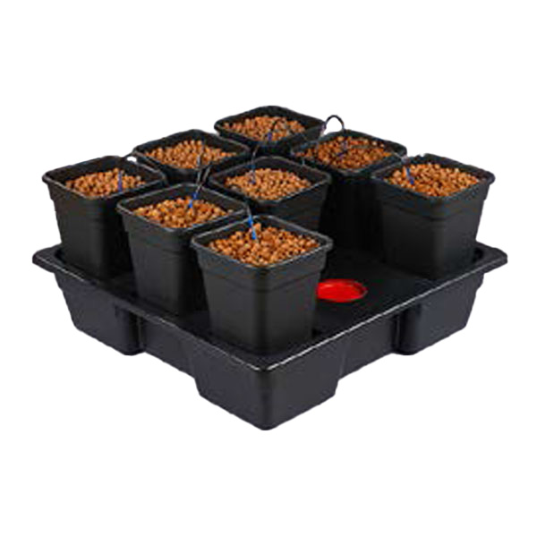 Equipo hidropónico Wilma V2 XL con 8 depósitos de 11 litros para cultivo interior