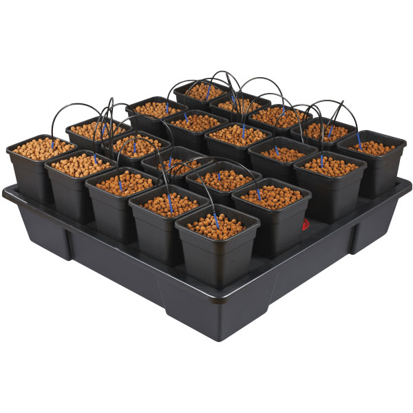 Equipo hidroponico Wilma V2 XXL con 20 macetas de 6 litros para cultivo interior