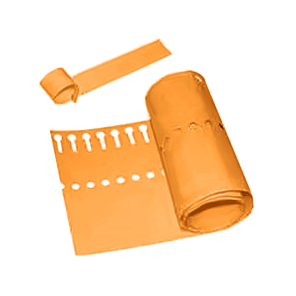 Etiqueta Boucle naranja para tutor de plantas