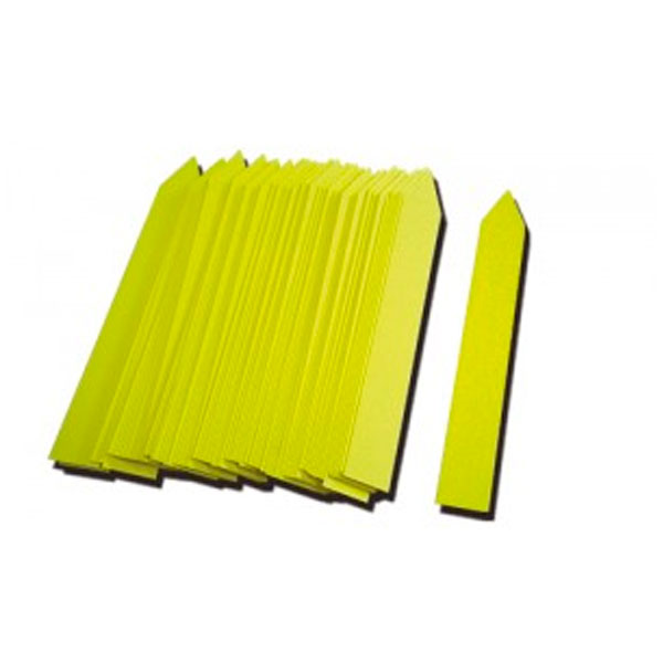 Etiqueta pincho amarillo para plantas 13 x 80 mm