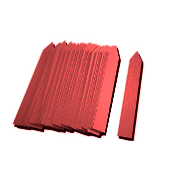 Etiqueta pincho rojo para plantas 13 x 80 mm
