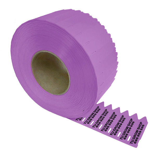 Etiqueta pincho morado para plantas, 17 x 80 mm