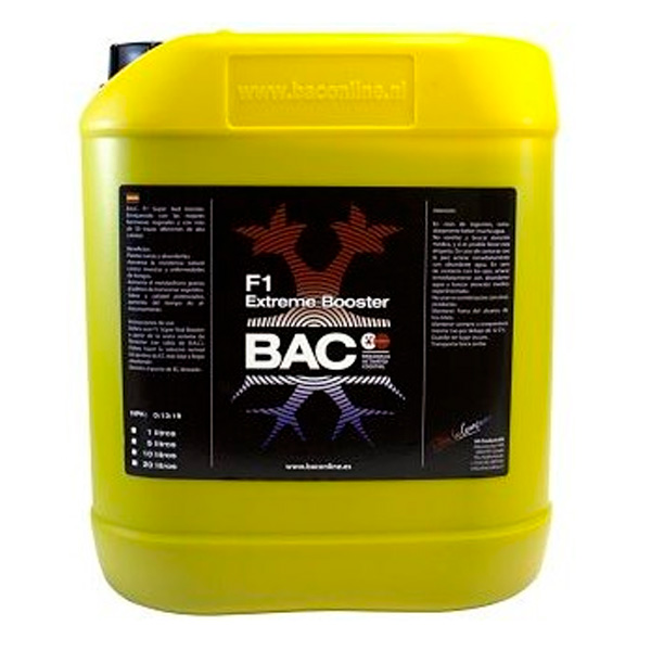 Envase de 20 litros de F1 Superbud Extreme Booster para cultivo