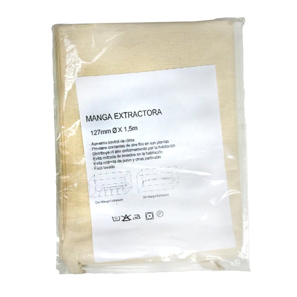 Filtro de entrada AirSock de 127 mm para sistemas de extracción de aire