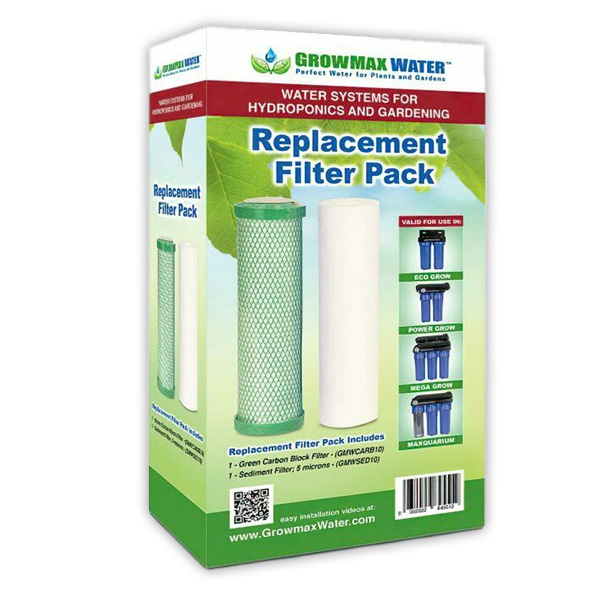 Filtros de recambio para ósmosis MegaGrow 40 L/Hora para sistemas de riego