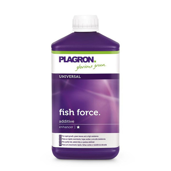 Envase de Fish Force fertilizante líquido de Plagron para plantas