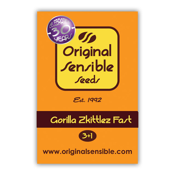 Semilla feminizada Gorilla Zkittlez Fast para cultivo