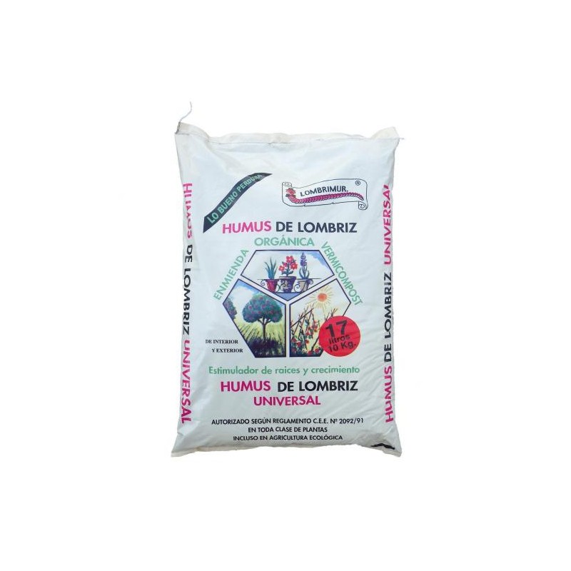 Saco de 10 kg de Humus Lombrimur para cultivo