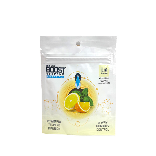 Paquete de Integra Boost Humidity 62% 2 gramos con Limonene para secado y envasado